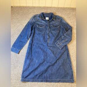 Old Navy Classic Blue Denim Shirt Dress Capsule Wardrobe